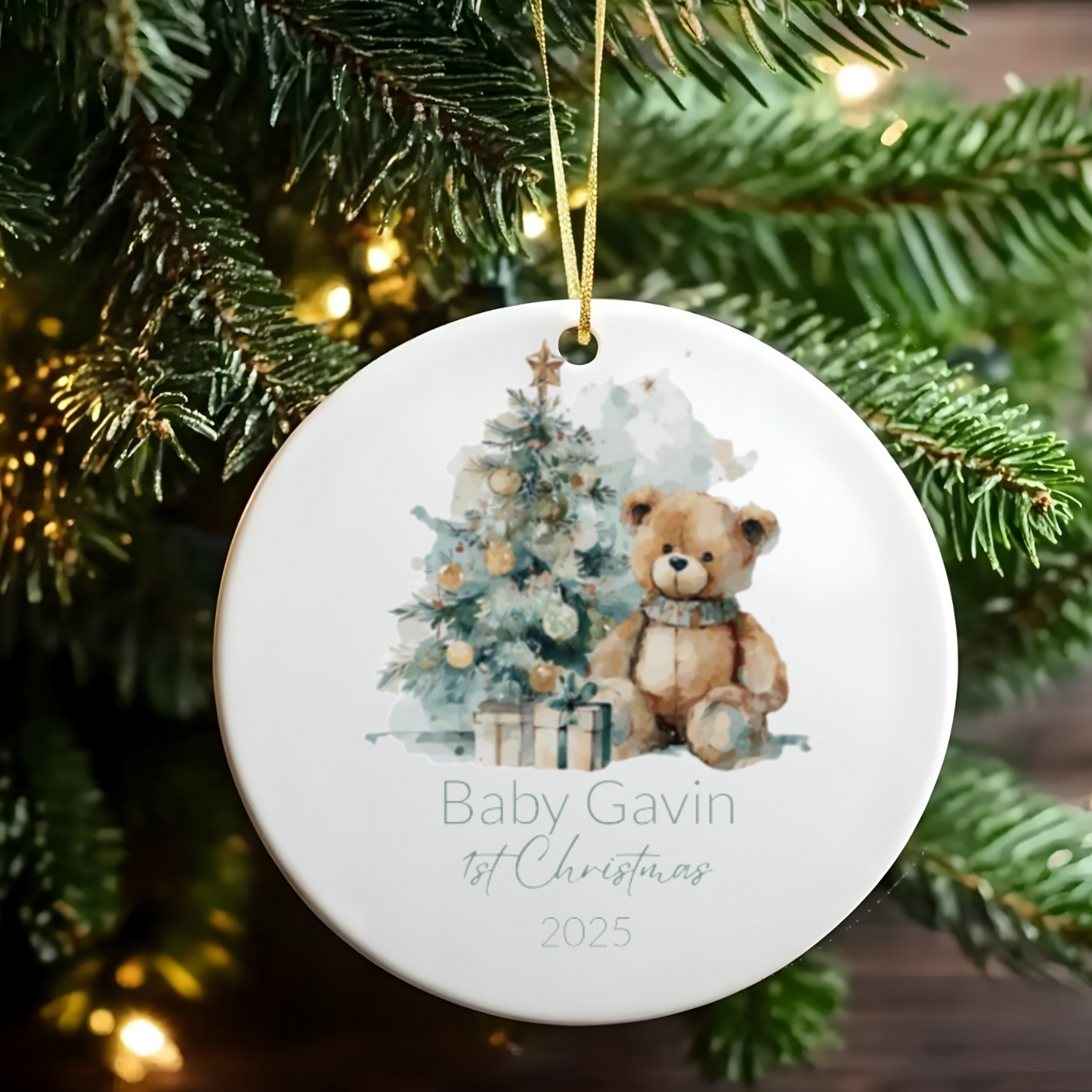 Personalized First Christmas- Keepsake Ornament