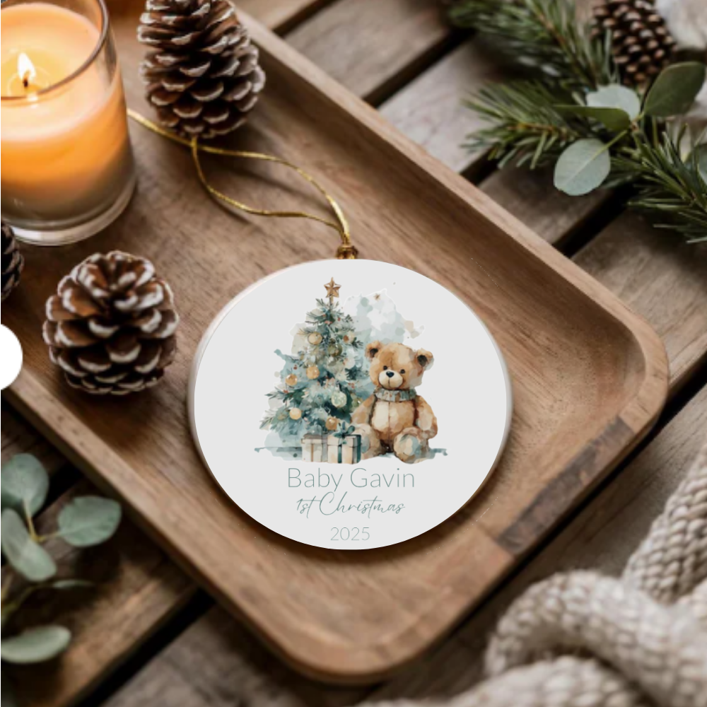 Personalized First Christmas- Keepsake Ornament