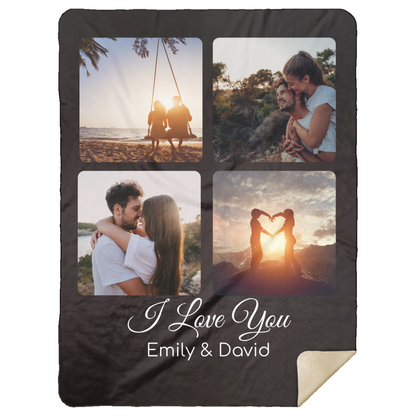 I Love You Personalized Blanket
