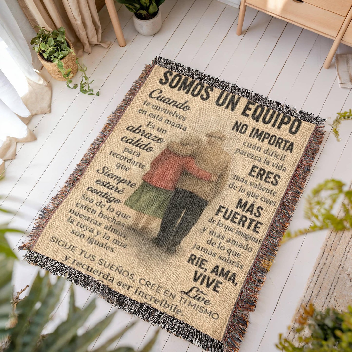 Heirloom Woven Blanket - Custom Photo Keepsake