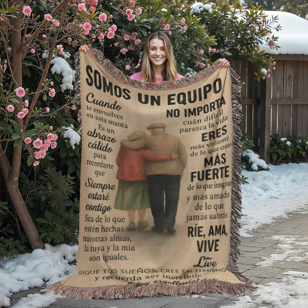 Were A Team Woven Keepsake Blanket