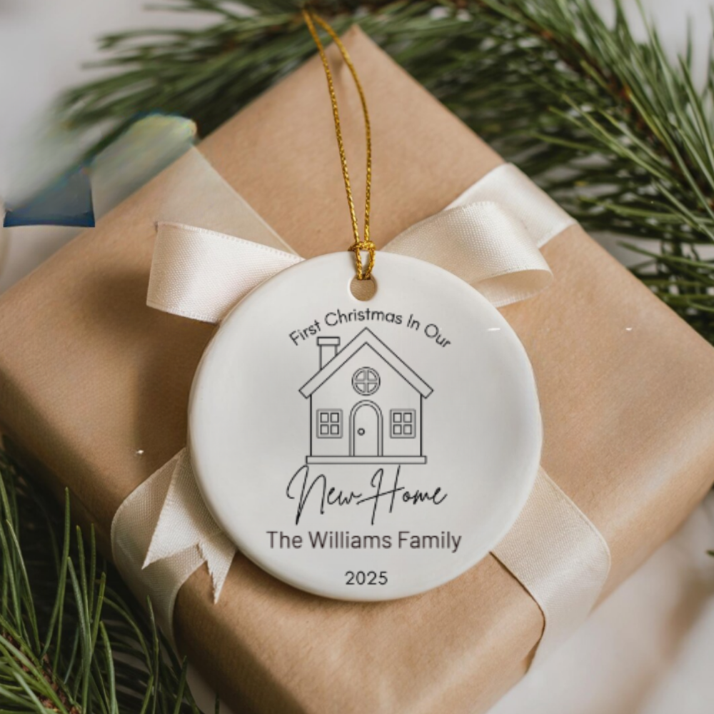 Personalized New Home Christmas Ornament