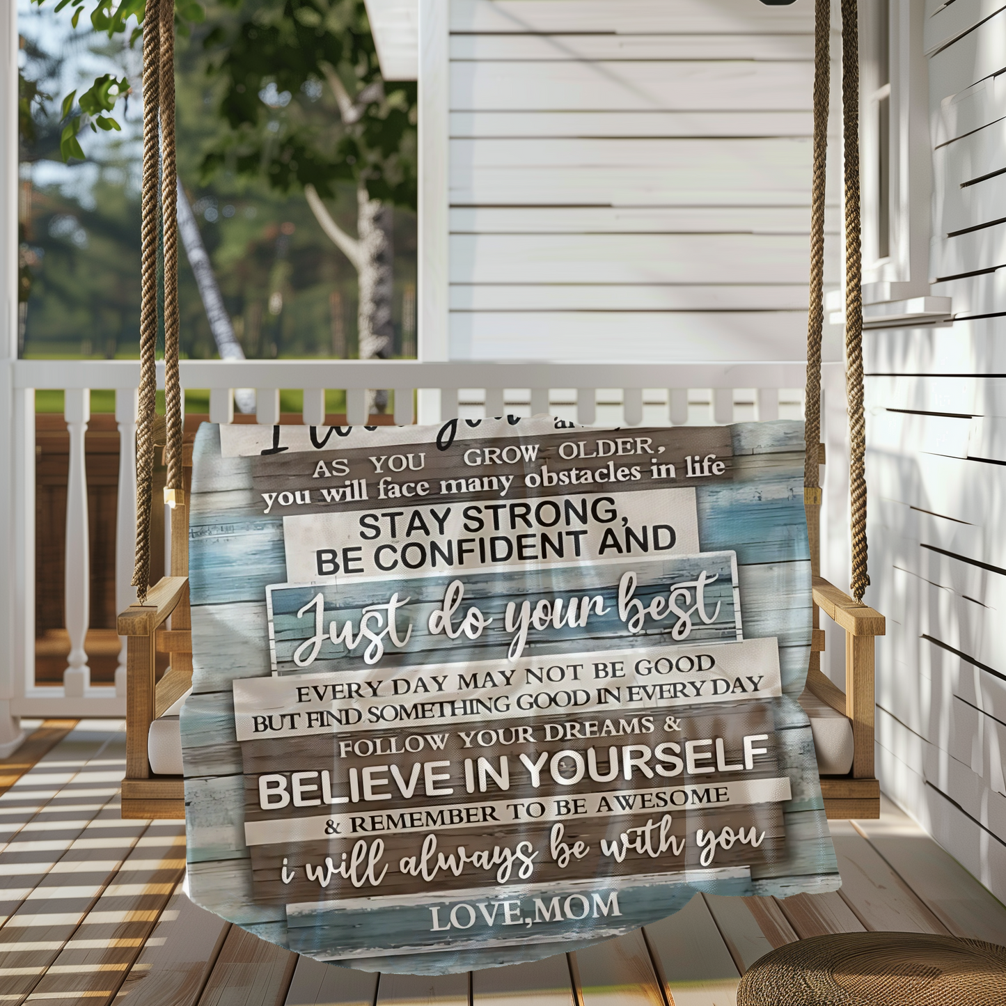 To My Son Plush Blanket – Ultra-Soft Personalized Fleece Throw