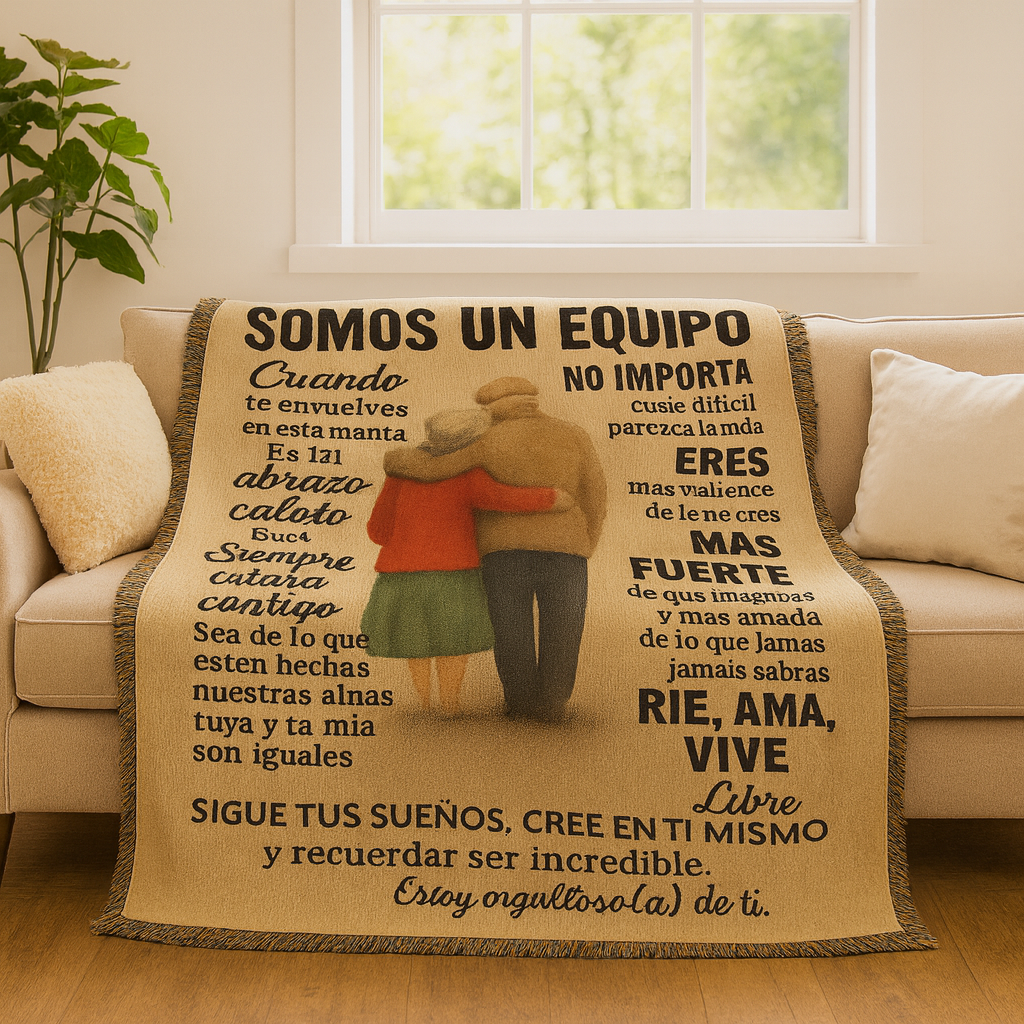 Were A Team Woven Keepsake Blanket